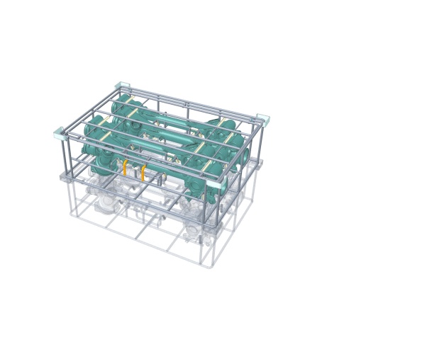 Für massive und schwere Teile sind Standalone-Werkstückträger ohne Außenkorb optimal. (Bildquelle: Metallform Wächter GmbH)