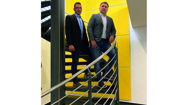 Marc-André Metzger, Projektleitung (links) und Miodrag Krizanovic, Vertrieb (rechts) verstärken seit Juni diesen Jahres das Neuberger-Team in der Niederlassung in München. (Bild: Neuberger Gebäudeautomation GmbH)