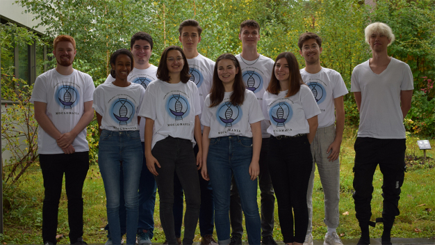 Das iGEM-Team der TU Kaiserslautern (Foto: Justus Niemeyer)