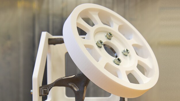 Reaktionsradhalterung (Material: Ti-6Al-4V). (Quelle: Catharina Clemens; Copyright: Fraunhofer IAPT) Reaktionsradhalterung (Material: Ti-6Al-4V). (Quelle: Catharina Clemens; Copyright: Fraunhofer IAPT)