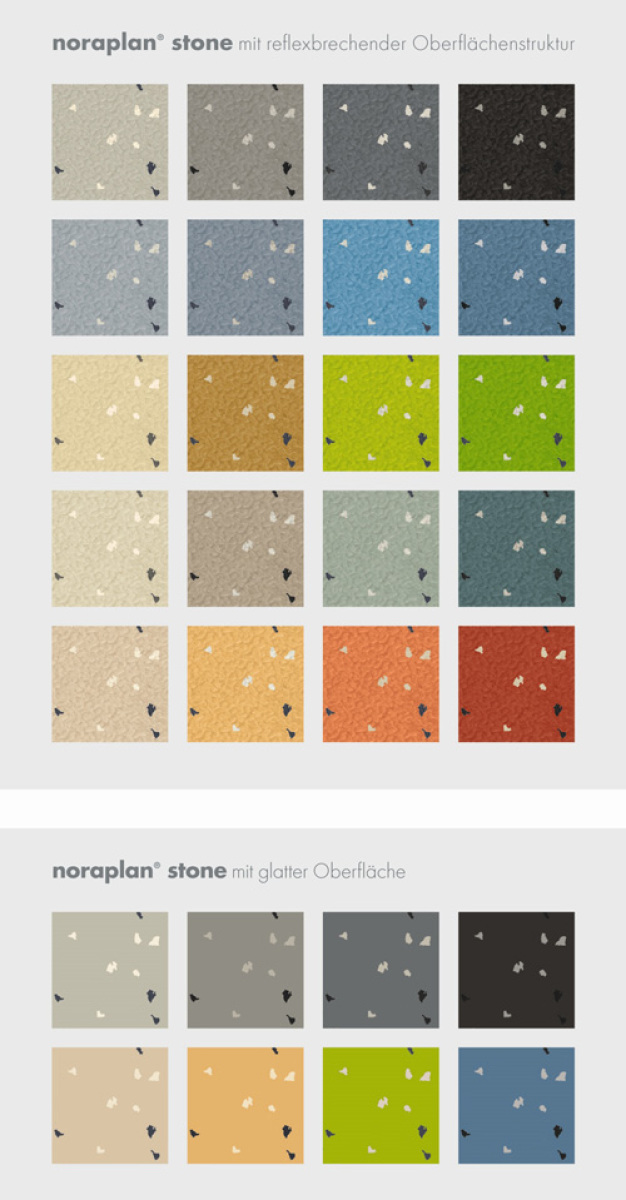 noraplan stone Farbpalette noraplan stone Farbpalette