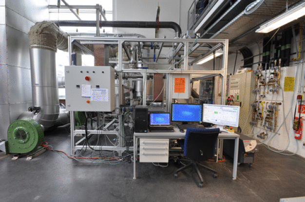 ORC-Versuchsanlage (Foto: Universität Bayreuth) / Research system (Photo: Universität Bayreuth)