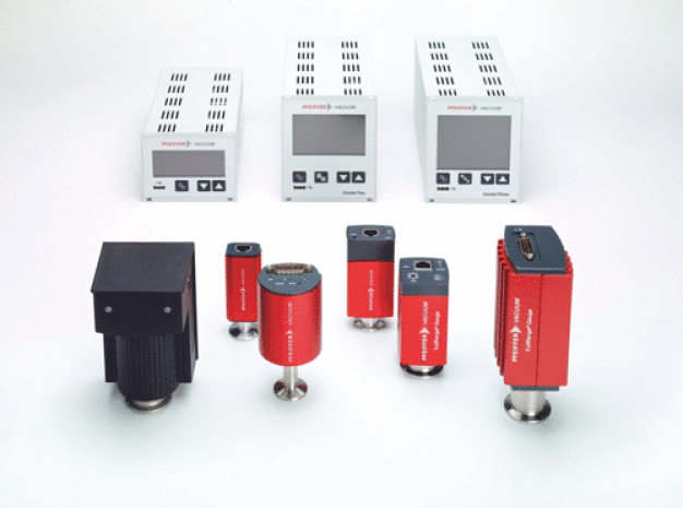 Analoge Totaldruckmessgeräte CenterLine von Pfeiffer Vacuum. / CenterLine analog total pressure  measurement equipment by Pfeiffer Vacuum.