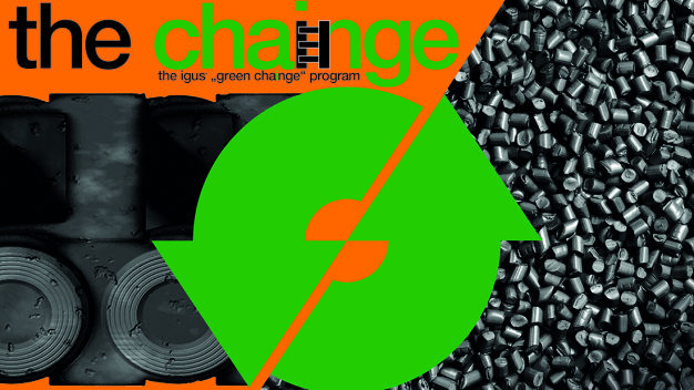 Zeit für chainge: Im Recyclingprogramm von igus werden Energie- und Schleppketten unabhängig vom Hersteller zurückgenommen und recycelt. (Quelle: igus GmbH)