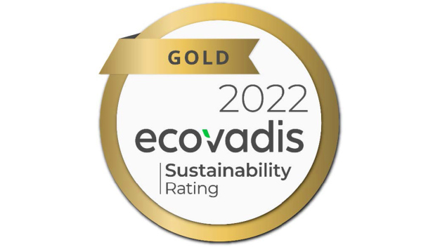KAISER+KRAFT wurde für seine nachhaltigen Aktivitäten 2022 von EcoVadis mit Gold ausgezeichnet. Quelle: KAISER+KRAFT. (Quelle: KAISER+KRAFT)