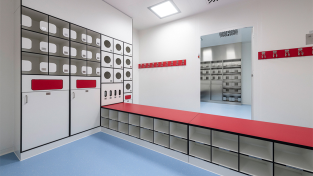 Esempio di sistema di sicurezza per il personale di Sailer per l'industria farmaceutica. (Copyright/Autore: Friedrich Sailer GmbH)