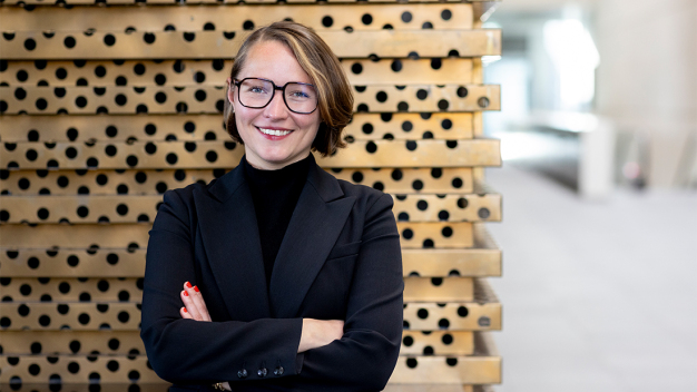 Carmen Berger az igazgatóként hajtja végre az új stratégiát a MEDICA & COMPAMED területén (© Andreas Wiese/ Messe Düsseldorf).