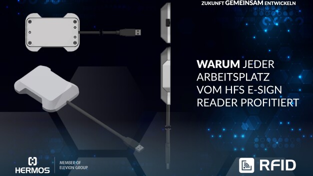 HERMOS HFS E-Sign Reader (Copyright: HERMOS AG)
