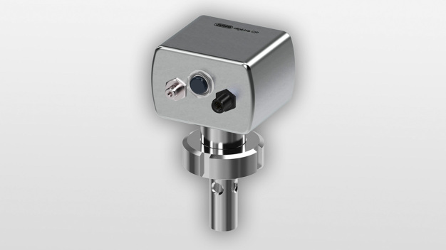 JUMO digiLine CR HT10: Mit ihm können jetzt konduktive Leitfähigkeitssensoren an das intelligente, busfähige System JUMO digiLine angeschlossen werden. (Foto: JUMO) / JUMO digiLine CR HT10: It now allows conductive conductivity sensors to be connected to the intelligent, bus-capable JUMO digiLine system. (Photo: JUMO)