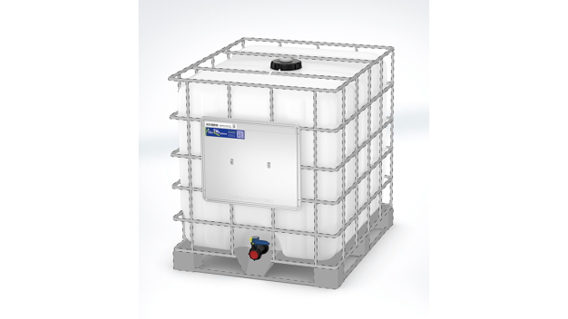 Die von Schütz entwickelte passformoptimierte Innenblase des Recontainers ist technisch auf die Käfige zahlreicher IBC-Modelle anderer Marken abgestimmt. (Foto: SCHÜTZ)