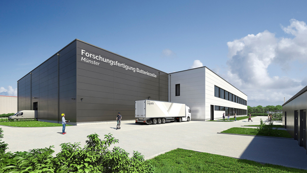 Am 30. April wurde in Münster das erste Gebäude der Fraunhofer-Einrichtung Forschungsfertigung Batteriezelle FFB eröffnet. © Netzwerk
