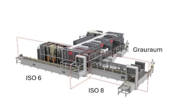Das Ultra-Feinstreinigungssystem von LPW ist über die Automation an zwei Reinräume (ISO 6 und 8) angebunden. (Foto: LPW/Swacrit Systems) Das Ultra-Feinstreinigungssystem von LPW ist über die Automation an zwei Reinräume (ISO 6 und 8) angebunden. (Foto: LPW/Swacrit Systems)