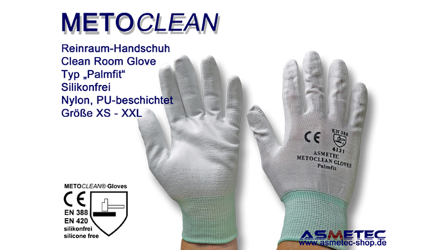 METOCLEAN Reinraumhandschuhe Palmfit (Bild: ASMETEC GmbH)