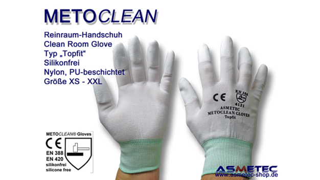 METOCLEAN Reinraumhandschuhe Topfit (Bild: ASMETEC GmbH)