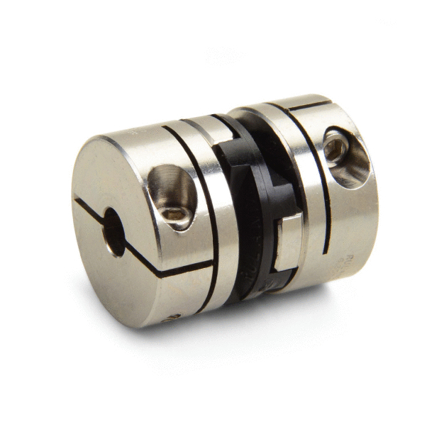 Oldhamkupplungen aus Edelstahl sind die ideale Lösung für korrosive, Vakuum- und Reinraumanwendungen, die einen hohen Versatzausgleich erfordern. / Stainless steel oldham couplings are well suited for corrosive, cleanroom, and vacuum applications that require high misalignment capabilities.