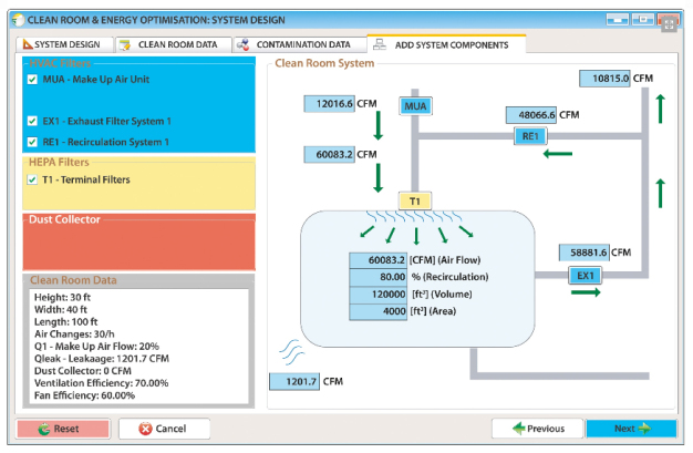 CREO - neue Software zur Planung von Luftfiltersystemen für Reinräume