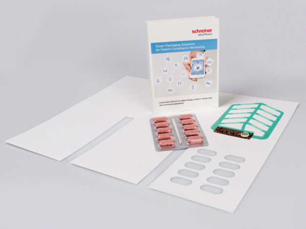 Ausgezeichnetes Smart Blister Pack: Schreiner MediPharm entwickelt smarte Lösungen mit gedruckter Elektronik für unterschiedliche Verpackungskonzepte, die eine elektronische Therapiekontrolle ermöglichen. / Award-winning Smart Blister Pack: Schreiner MediPharm develops smart solutions with printed electronics for diverse packaging concepts that enable electronic therapy monitoring.