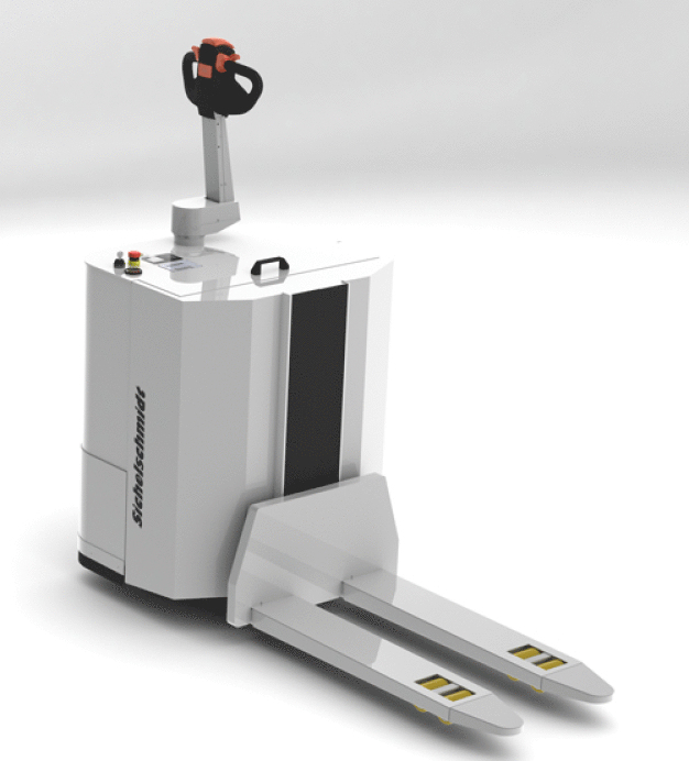 Zum Sichelschmidt-Programm an reinraumtauglichen Elektro-Flurförderzeugen gehören u.a. Gabelstapler, Palettstapler und Breitspurstapler.