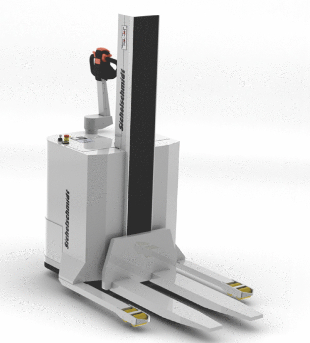 Zum Sichelschmidt-Programm an reinraumtauglichen Elektro-Flurförderzeugen gehören u.a. Gabelstapler, Palettstapler und Breitspurstapler.