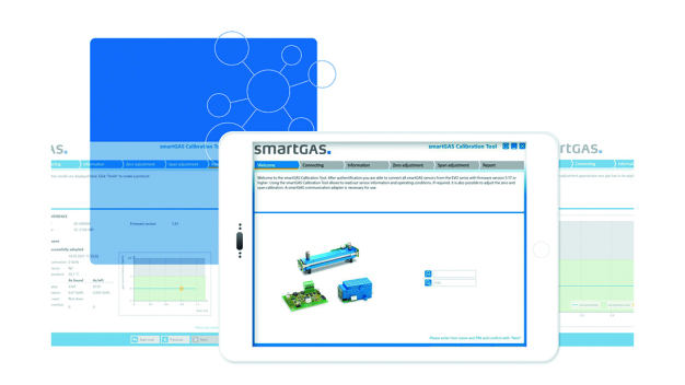 Das smartGAS Calibration Tool bietet jetzt viele neue Funktionen. (Bild: smartGAS Mikrosensorik GmbH)
