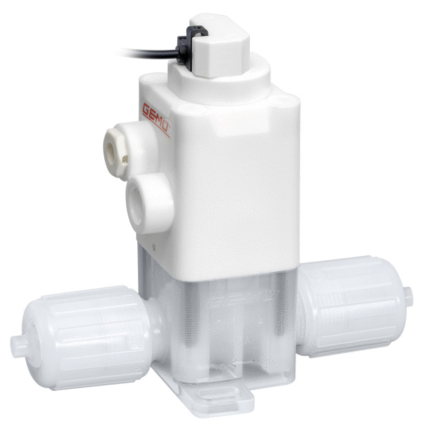 Pneumatisch betätigtes Membran-Sitzventil GEMÜ C50 iComLine mit Stellungsrückmelder GEMÜ C12A. / Pneumatically operated GEMÜ C50 iComLine diaphragm globe valve with GEMÜ C12A electrical position indicator. Pneumatisch betätigtes Membran-Sitzventil GEMÜ C50 iComLine mit Stellungsrückmelder GEMÜ C12A. / Pneumatically operated GEMÜ C50 iComLine diaphragm globe valve with GEMÜ C12A electrical position indicator.