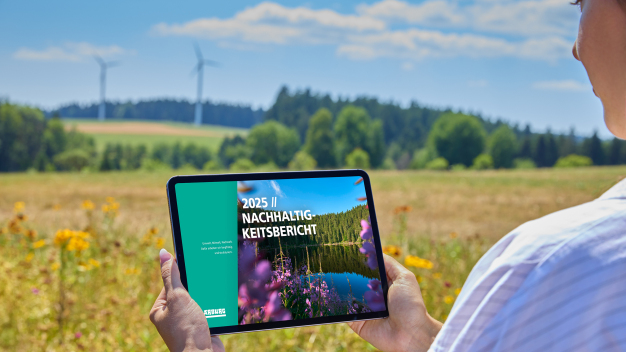 Conserving resources: Arburg is publishing its 2025 Sustainability Report exclusively online. (Photo: ARBURG)