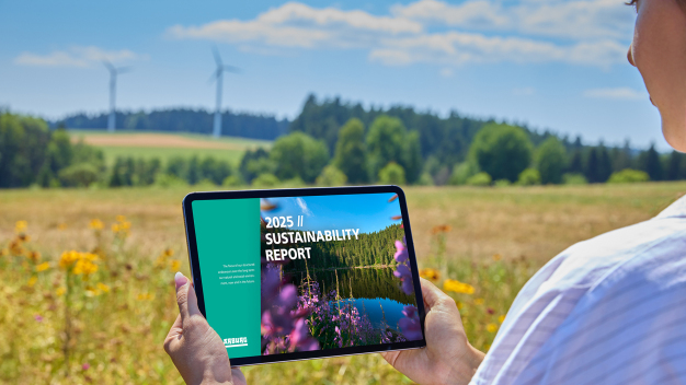 Conserving resources: Arburg is publishing its 2025 Sustainability Report exclusively online. (Photo: ARBURG)