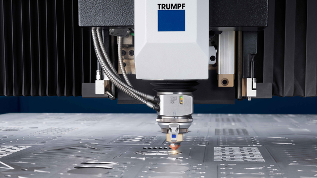 Bilderkennung beim Laserschneiden als konkretes Anwendungsbeispiel für den Einsatz von Quanten-ML-Algorithmen. © Trumpf Gruppe