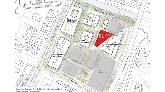 Lageplan Center for Integrated Photonics Research (CIPHOR) 