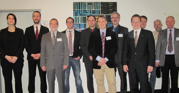 v.l.  S. Fitsch, J. Krück, P. Jochem, D. Cavelius, Dr. C. Gachot, Dr. T. Sauerwald ,N. Gürke, J. Luckas  D. Steil, H. Moschberger, K. Scholtes