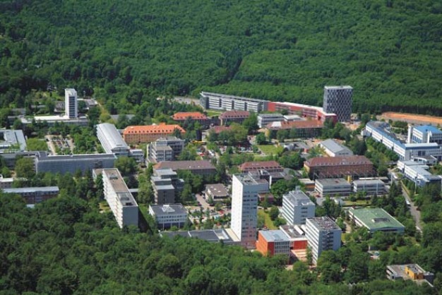 Campus der Universität des Saarlandes