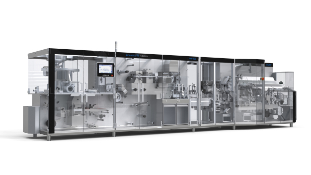Romaco Noack’s Unity 300 blister packaging line for the low to medium speed segment.