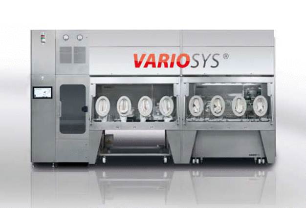 VarioSys: Ein sehr flexibles und zudem platz- und zeitsparendes System für die Kleinchargenproduktion. Mehrere Komponenten können, je nach Anforderung, als Produktionslinie aneinander gereiht werden.