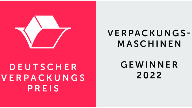 Syntegon erhält den Deutschen Verpackungspreis für Versynta microBatch in der Kategorie „Verpackungsmaschinen“. / Syntegon has been awarded the German Packaging Award for Versynta microBatch in the category “packaging machines”.