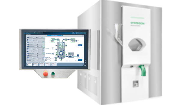 Das Human Machine Interface unterstützt Bediener:innen bei jedem Prozessschritt – von der Einrichtung des Coaters bis zum Reporting. / The Human Machine Interface supports operators in each process step – from coater setup to reporting. 