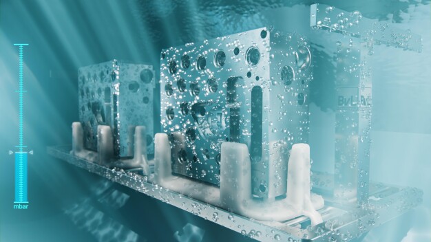 Die Vakuum-Impuls-Technik (VIT) in der neuen Anlage NiagaraUP reinigt auch komplexe Geometrien, Hinterschneidungen und schwer zugängliche Bereiche gründlich.