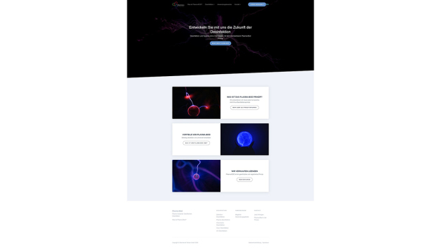 Screenshot Plasma-bod.com (c) Wammes und Partner GmbH