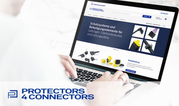 Shop für Schutzsysteme und Befestigungselemente:
Auf Protectors4Connectors.com können Anwender K-TECH-Kunststoffteile zum Schutz und zur Befestigung für Stecker, Wellrohre und Leitungen bestellen.